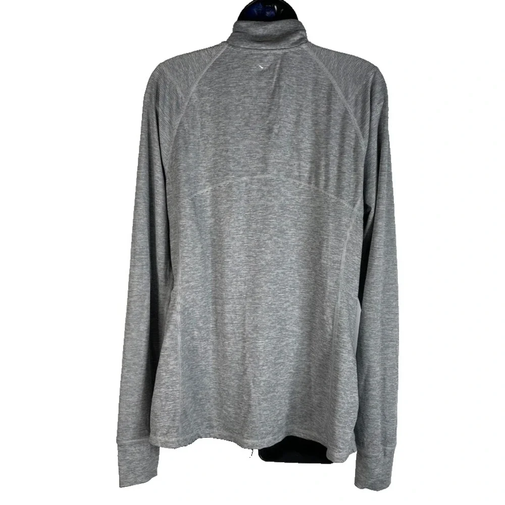 Old Navy Active Zip Up Long Sleeve Go-Dry Fitted Gray Activewear Jacket Sz‎ XL